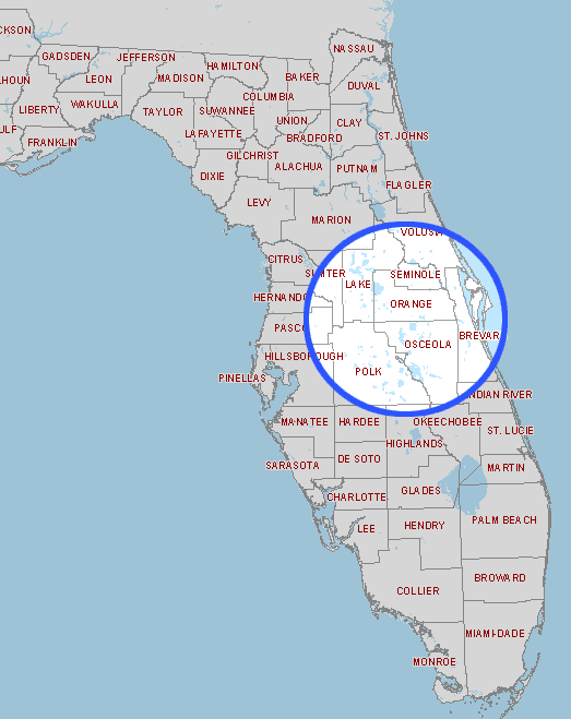 Central Florida Counties Covered