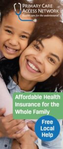 Affordable Health Insurance Rack Card in English