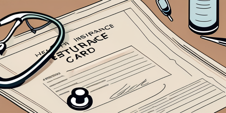 A health insurance card