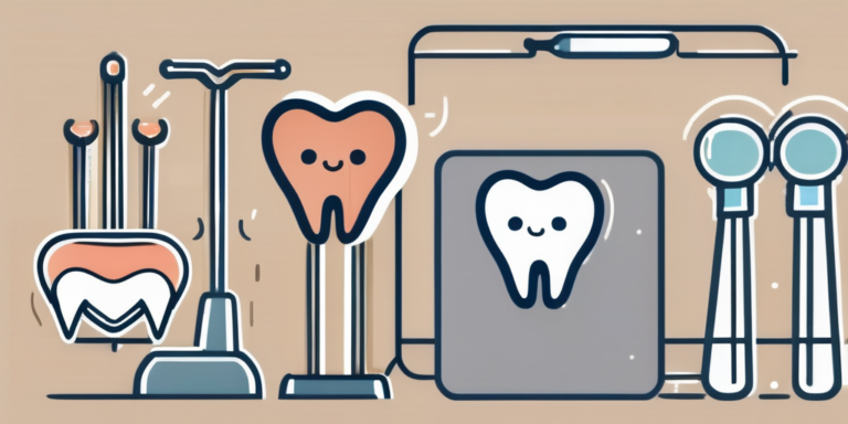 A pair of wisdom teeth next to a split icon of a medical cross and a dental mirror